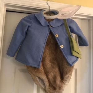 Handmade peter rabbit costume
